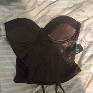 Brown corset